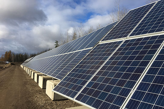 Hudson&#8217;s Hope Solar Installation